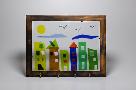 Key Holder Sunny Cityscape